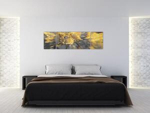 Obraz - Zlatá expanze (170x50 cm)
