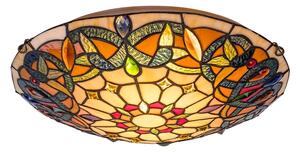 Brilagi - Tiffany vitrážové stropní svítidlo LUISA 2xE27/60W/230V pr. 40 cm