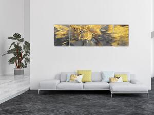 Obraz - Zlatá expanze (170x50 cm)