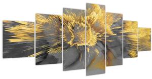 Obraz - Zlatá expanze (210x100 cm)