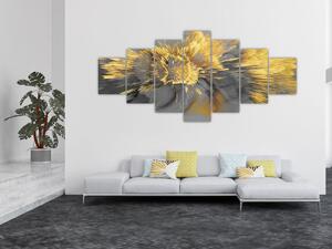 Obraz - Zlatá expanze (210x100 cm)