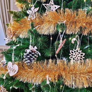 SPRINGOS Stromeček vánoční Borovice na kmeni 180 cm CT0071