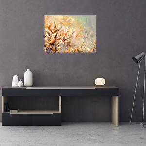 Obraz - Malované rostliny (70x50 cm)