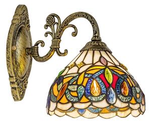 Brilagi - Tiffany vitrážová nástěnná lampa LUISA 1xE27/40W/230V