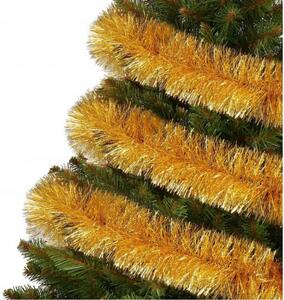 SPRINGOS Řetěz na vánoční stromek zlatý 10 cm x 6 m CA0933