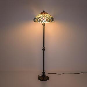 Brilagi - Tiffany vitrážová stojací lampa LUISA 2xE27/60W/230V