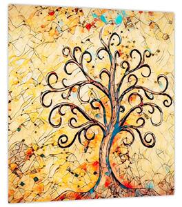 Obraz - Mozaikový strom života (30x30 cm)
