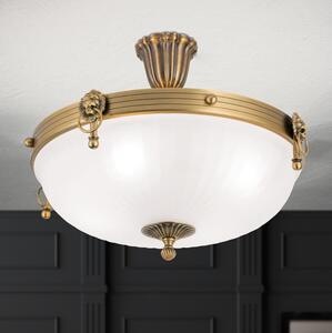 Orion DL 7-523/43 - Přisazený lustr ROCCA 4xE27/60W/230V pr. 43 cm bronz/bílá