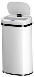 Automatický bezdotykový odpadkový koš 60 l – bílý