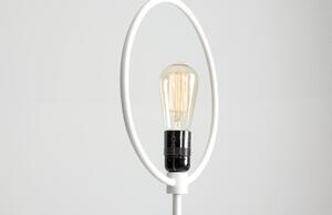 Nordic Design Bílá kovová stolní lampa Bully