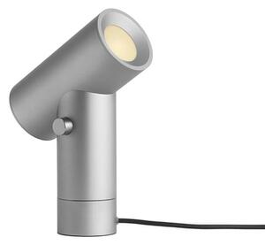 Stolní lampa Muuto, stmívatelné, Metalická, Obývací pokoj, Hliník