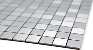 Samolepicí mozaika vinyl hliník 25x25mm