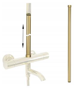 Prodlužovací díl pro sprchový set Rea Zlatá kartáčovaná 60 cm