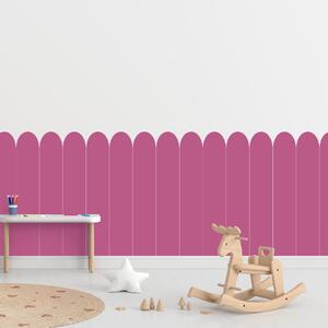PIPPER. Textilní samolepící tapeta - Oblouk -Bonbónově růžová barva Barva: Tmavá, Velikost: 100cm