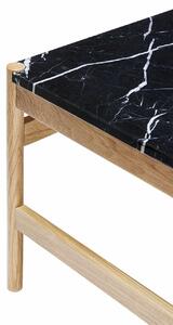 Béžový Konferenční stolek Raw 80 × 80 × 45 cm HÜBSCH