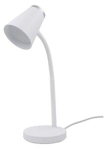 Stolní lampa Chico, 1x bílé/chromové PVC stínítko, w