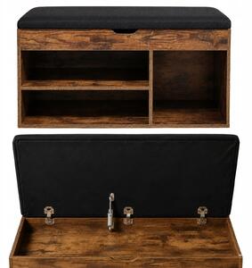 Botník s úložným prostorem BOXIMO 80 x 43 x 30 cm Dub hnědý