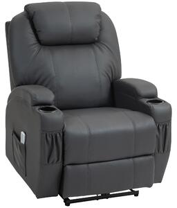 Relaxaní křeslo HOMCOM s masání funkcí, elektrické křeslo s funkcí polohování