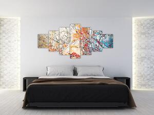Obraz - Mozaiková abstrakce (210x100 cm)