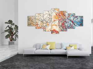 Obraz - Mozaiková abstrakce (210x100 cm)