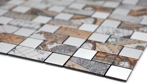 Samolepicí mozaika vinyl hliník