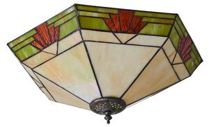 Endon 64284 - Stropní svítidlo Tiffany NEVADA 2xE27/60W/230V pr. 40 cm