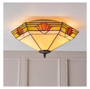 Endon 64284 - Stropní svítidlo Tiffany NEVADA 2xE27/60W/230V pr. 40 cm
