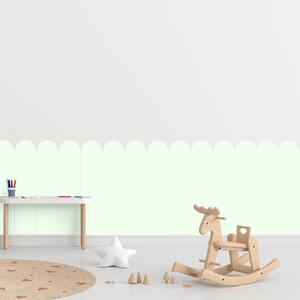 PIPPER. Textilní samolepící tapeta - Oblouk - Mátová barva Barva: Bledá, Velikost: 80cm
