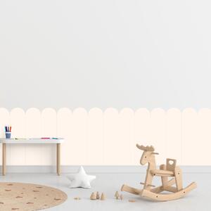 PIPPER. Textilní samolepící tapeta - Oblouk - Krémová barva Barva: Bledá, Velikost: 60cm