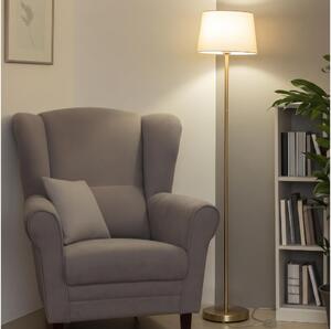 Brilagi - LED Stojací lampa CERIA 1xE27/20W/230V pr. 30 cm béžová/zlatá
