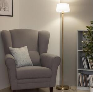 Brilagi - LED Stojací lampa CERIA 1xE27/20W/230V pr. 30 cm bílá/zlatá