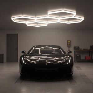 LED Stropní svítidlo HEXLINE LED/216W/230V 4000K 208x300 cm bílá