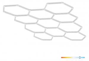 LED Stropní svítidlo HEXLINE LED/513W/230V 6500K 300x516 cm bílá
