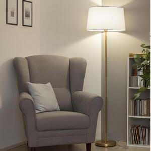 Brilagi - LED Stojací lampa CERIA 1xE27/20W/230V pr. 45 cm bílá/zlatá