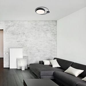 Rabalux 3529 Saphira LED Moderní stropní svítidlo | Teplá bílá | 28W | Bílá | Černá - r-3529