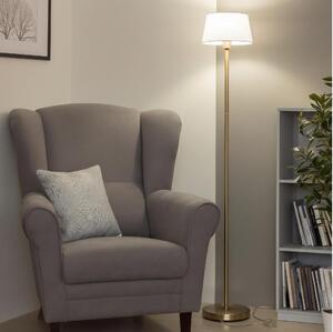 Brilagi - LED Stojací lampa CERIA 1xE27/20W/230V pr. 25 cm bílá/zlatá