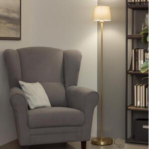 Brilagi - LED Stojací lampa CERIA 1xE27/20W/230V pr. 20,5 cm bílá/zlatá