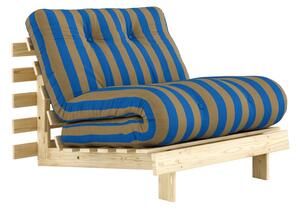Karup Design Rozkládací pohovka ROOTS - 90 x 200 / 424 Brown-Blue