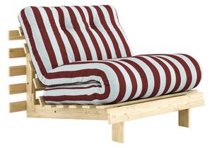 Karup Design Rozkládací pohovka ROOTS - 90 x 200 / 422 Burgundy-Light Blue