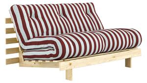 Karup Design Rozkládací pohovka ROOTS - 140 x 200 / 422 Burgundy-Light Blue