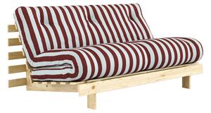 Karup Design Rozkládací pohovka ROOTS - 160 x 200 / 422 Burgundy-Light Blue
