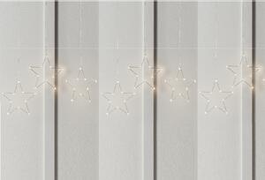 Vánoční LED vánoční závěs s 8 hvězdami, 3m, 196 LED, různé barvy na výběr Barva: Modrá