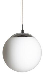LUNA 20 závěsná opálové sklo/chrom 230V LED E27 15W - RED - DESIGN RENDL