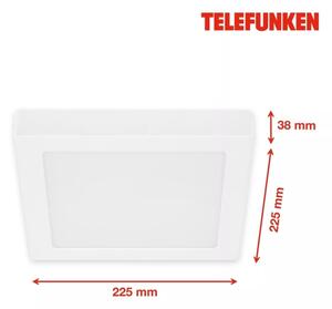 Telefunken 309706TF - LED RGB St. stropní svítidlo LED/23W/230V 2700-6500K bílá