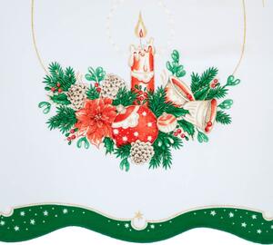 Vánoční ubrus - zelená obdelník 50x100 cm