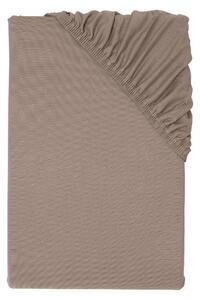 Livarno® Žerzejové napínací prostěradlo, 90-100 x 200 cm (hnědá) (100401147002)