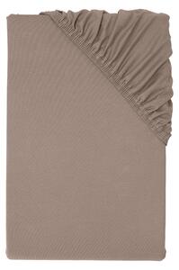 Livarno® Žerzejové napínací prostěradlo, 90-100 x 200 cm (hnědá) (100401147002)
