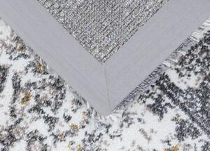 Breno Kusový koberec LUSH SEWING beige, Béžová, Šedá, 133 x 190 cm