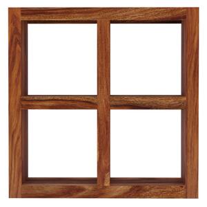 Knihovna Gani 90x90x35 z indického masivu palisandr