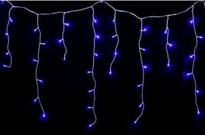 Venkovní LED vánoční závěs - modrá, od 2,5m do 10m, stálé svítící, časovač Délka osvětelné části + délka přívodního kabelu a počet LED: 2,5m+5m, 105 LED